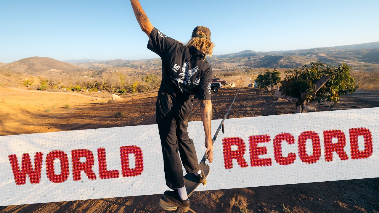 Kyle Walsh Breaks the 50-50 Grind World Record | 420 FEET